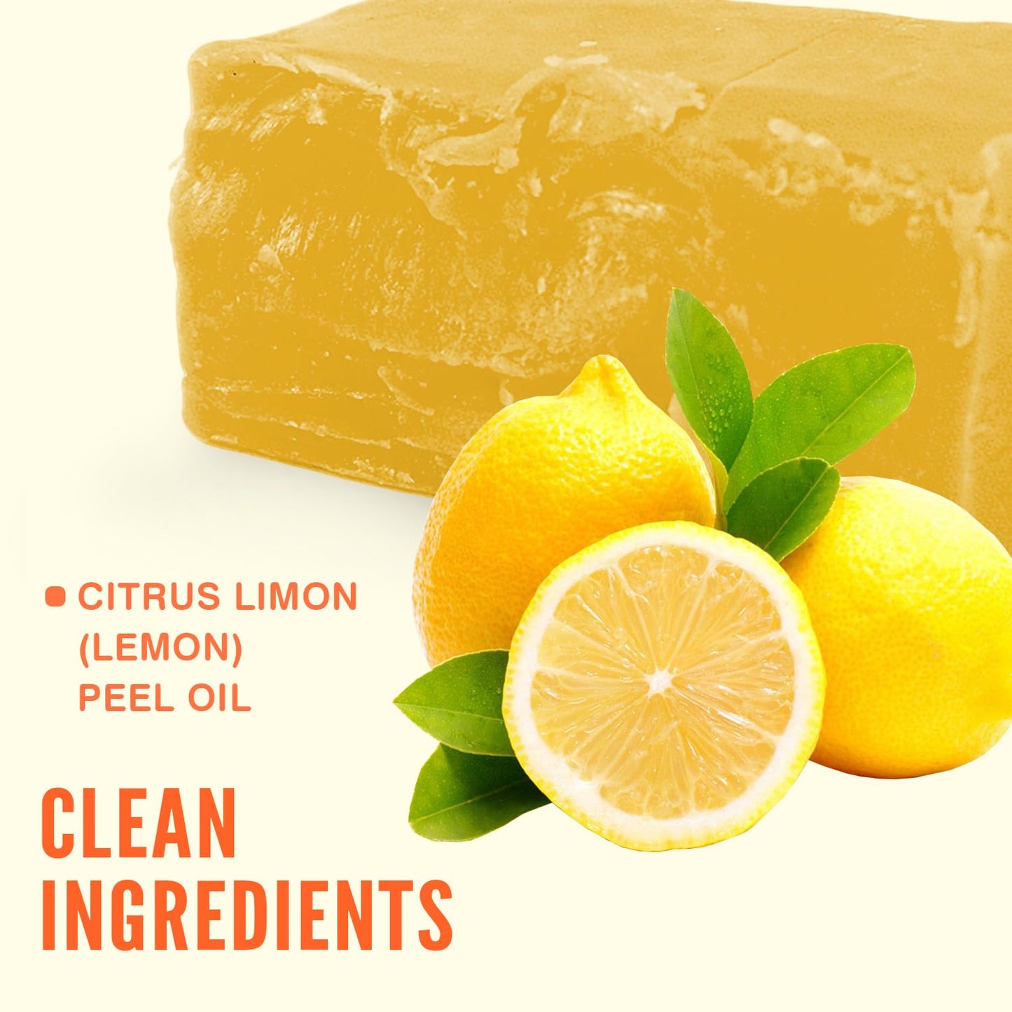 Rinse & Robust Men’s Soap Bar for Men – Natural Mens Soap – Bright Lemon Zest – Fresh, Uplifting Clean Scent – Easy-to-Enjoy for Everyday Use – All Skin Types – 5.3 oz (4-Pack)