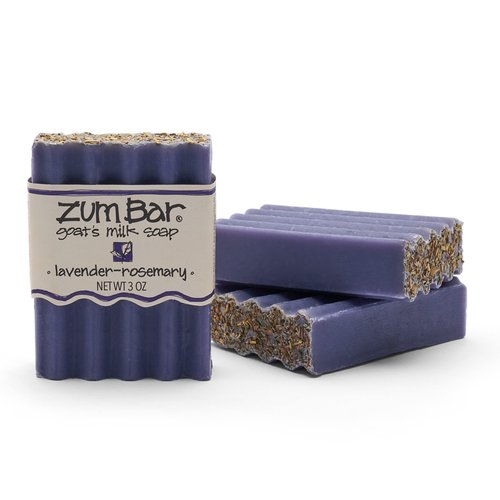 Zum Bar Goat's Milk Soap - Lavender-Rosemary - 3 Ounce (Pack of 3)