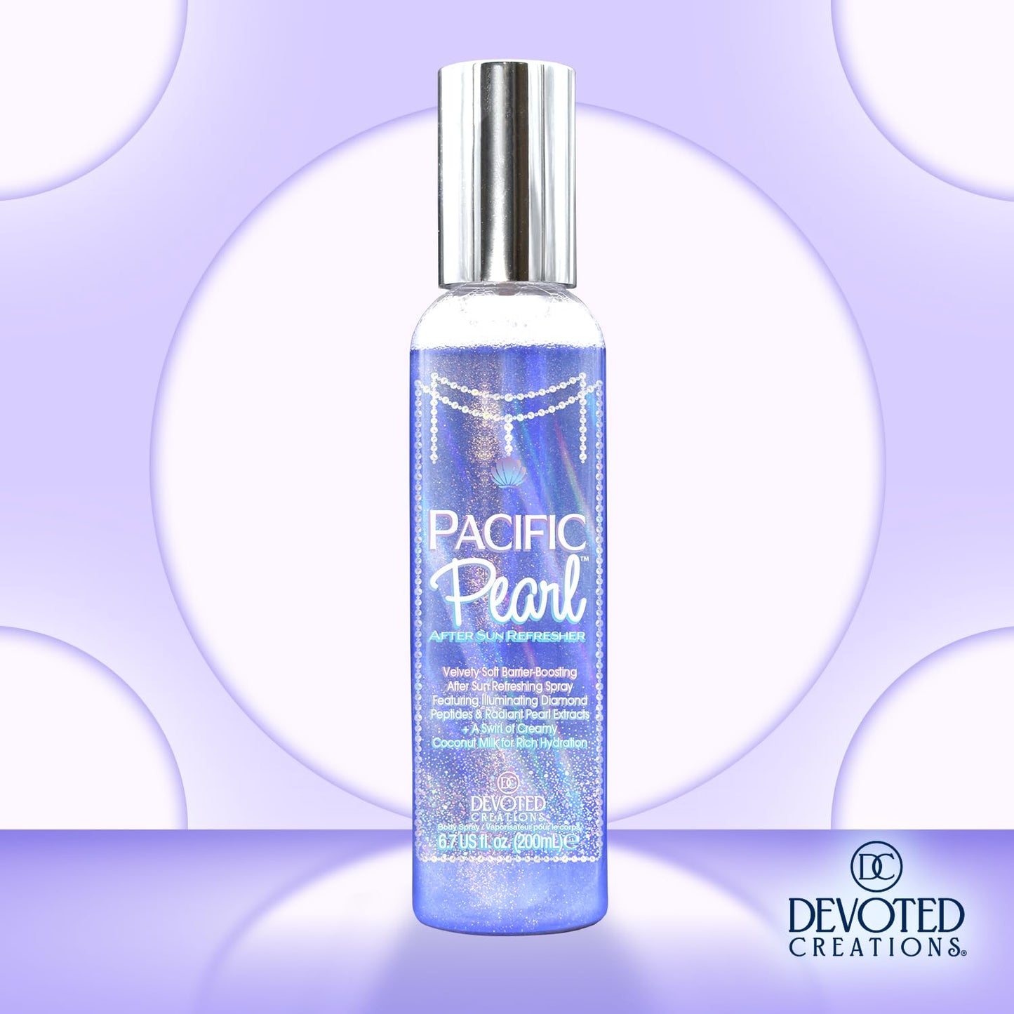 Devoted Creations Pacific Pearl After Sun Refreshing Spray | Velvety Soft Barrier-Boosting After Sun Refreshing Body Spray