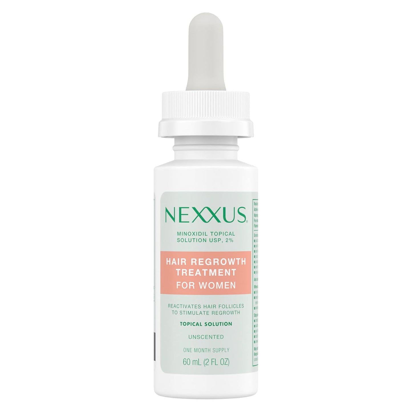 Nexxus Minoxidil Topical Solution 2% Hair Regrowth Treatment 2 oz