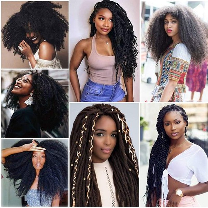 Dansama Marley Twist Braiding Hair 24 Inch 6 Packs Marley Hair Braiding Hair Crochet Hair Extensions (24 Inch (Pack of 6), #30)