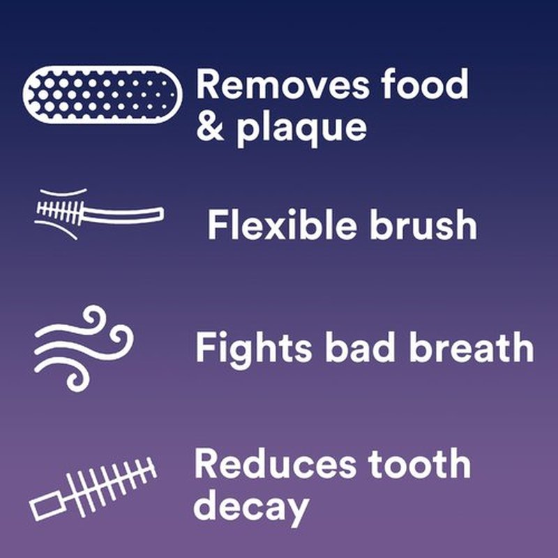 DenTek Easy Brush Plaque Control Interdental Cleaners, Tight, 16 Count, 6 Pack
