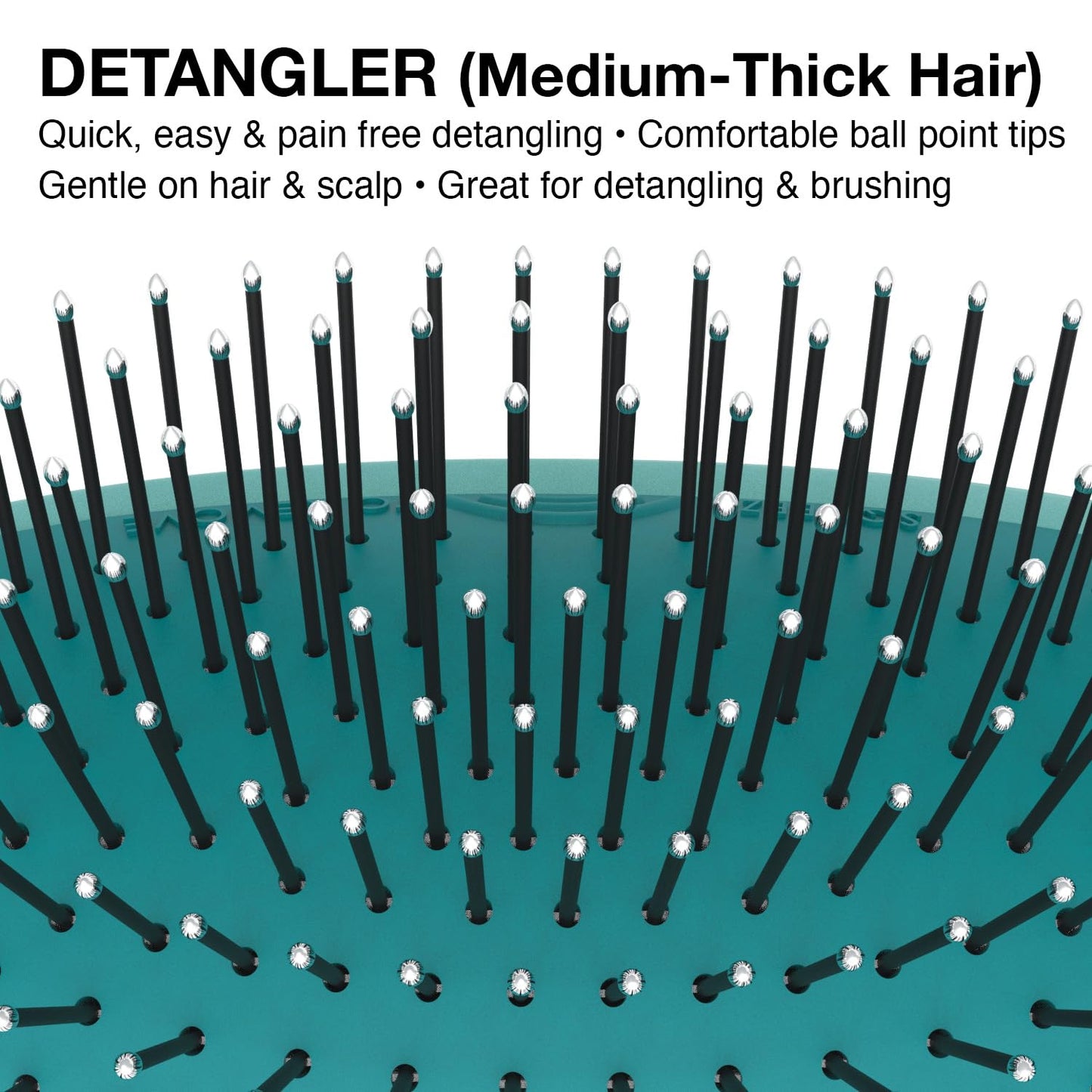Olivia Garden OG Detangler Brush - Scalp-Massaging, Easy-Clean Design for All Hair Types