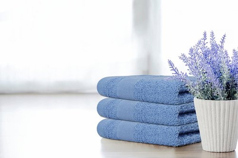 Premium Wash Cloths Pack of 12 (13" x 13" Inches)- 100% Combed Ring Spun Cotton WashCloth - Luxury Washcloths – Ultra Soft Face Towels - Highly Absorbent Wash Cloth for Face (Sky Blue)