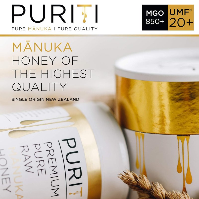 Premium Manuka Honey MGO 829+ | 100% Pure Raw Honey from New Zealand | 8.8 Oz Jar