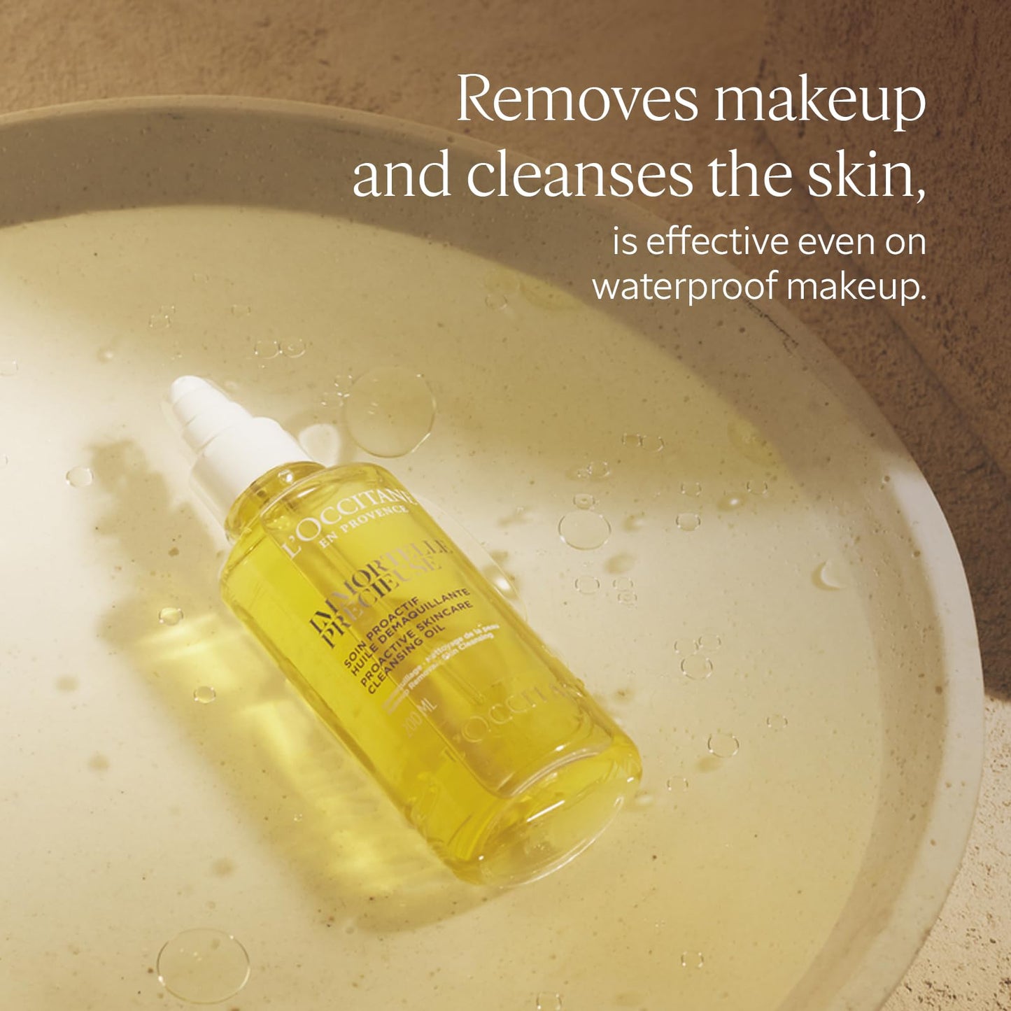 L'OCCITANE Immortelle Precious Cleansing Oil 6.70 fl oz