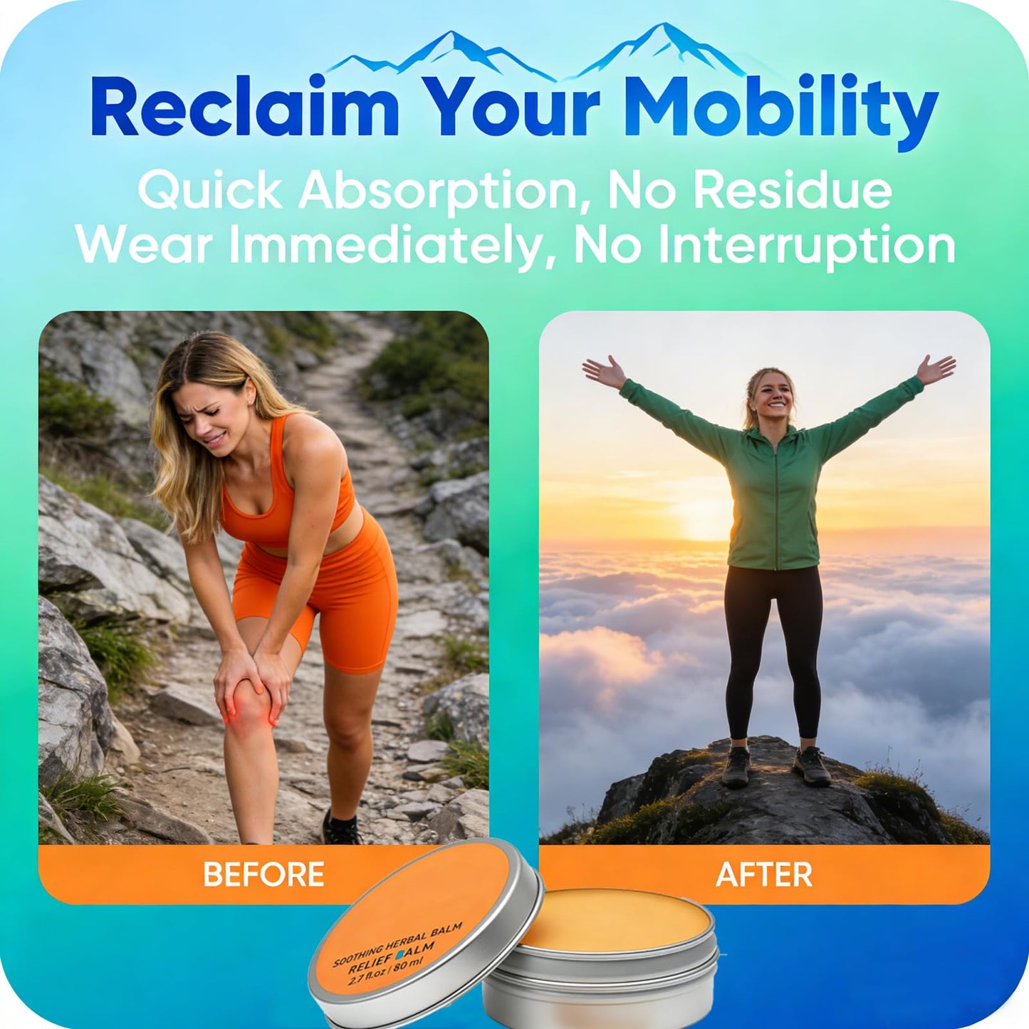 Soothing Herbal Balm for Muscle & Joint Comfort Fast-Absorbing, Non-Greasy Massage Cream for Neck, Shoulders, Hands, Feet & Back