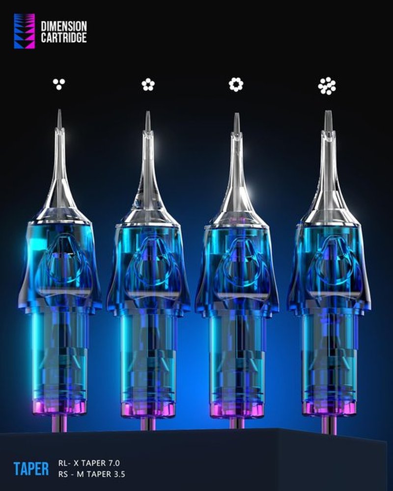 CNC Tattoo Cartridge Needles 30pcs Assorted Needle Cartridges #10 Bugpin Round Liner 3RL 5RL 7RL 9RL Round Magnum 7RM 15RM Mixed for Tattooing Supplies EN04B-30KIT-B