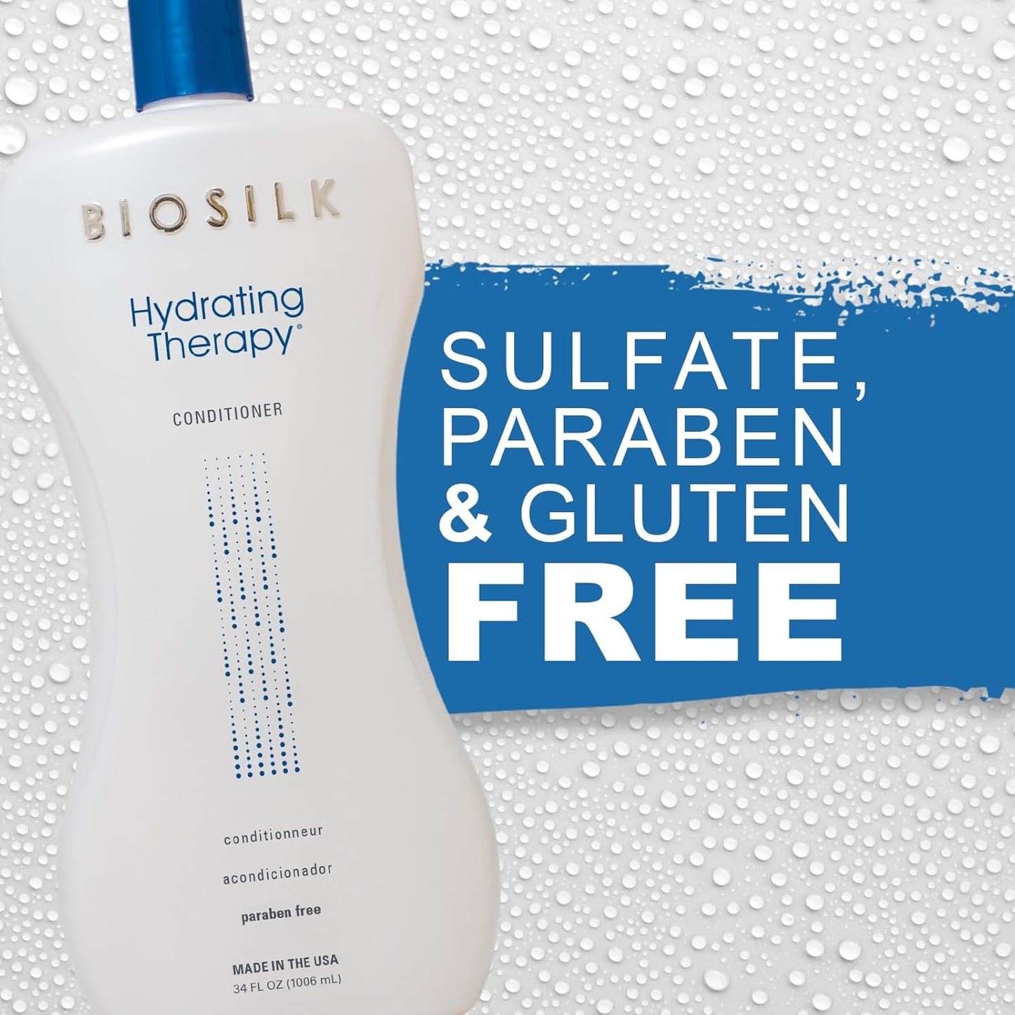 Biosilk Hydrating Therapy Conditioner 34oz - Moisturizing & Nourishing Formula