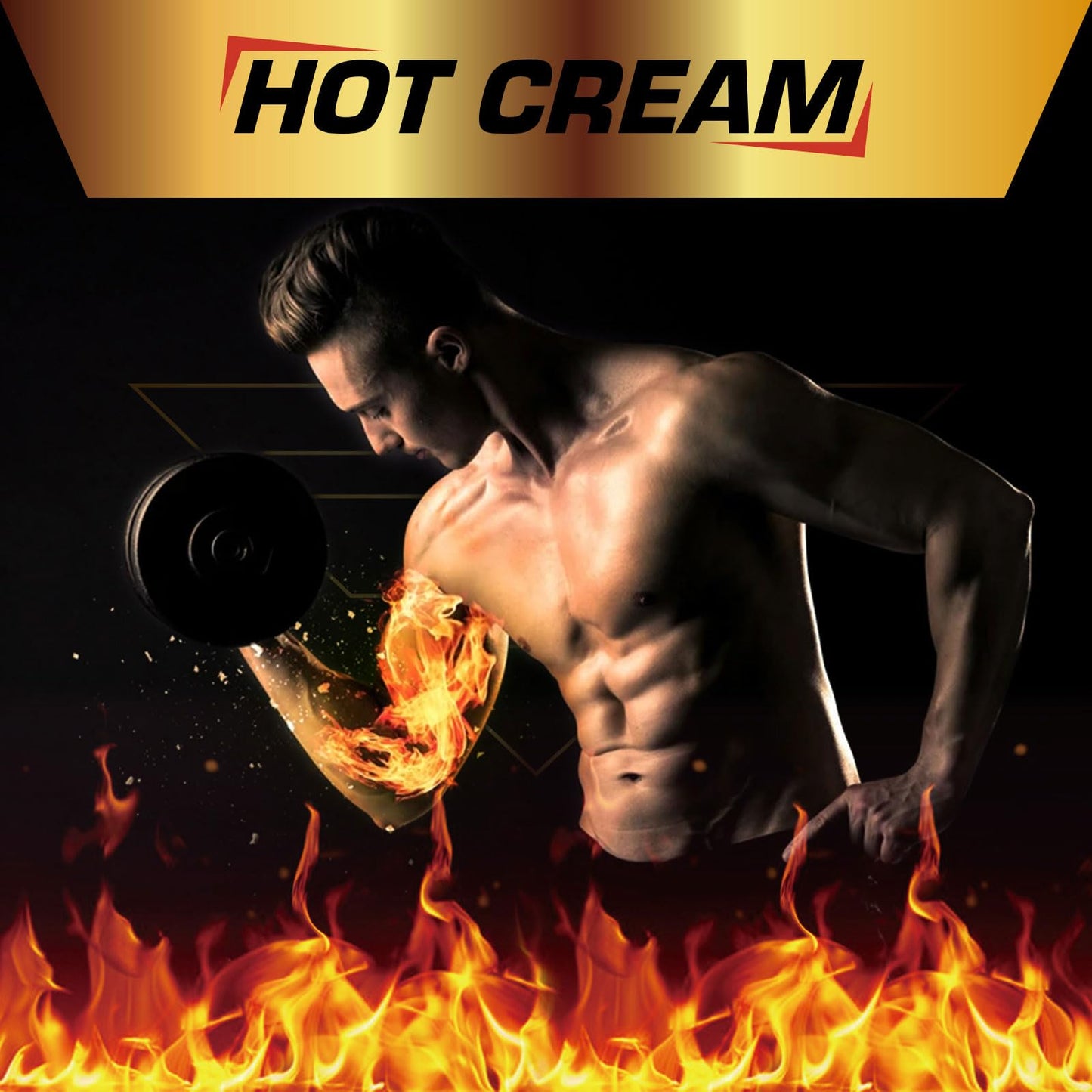 REBODUM Hot Sweat Cream 2 Pack, 4 oz Each Jar (Total 8 oz), Sweat Enhancer Cream for Women & Men, Workout Sweat Cream