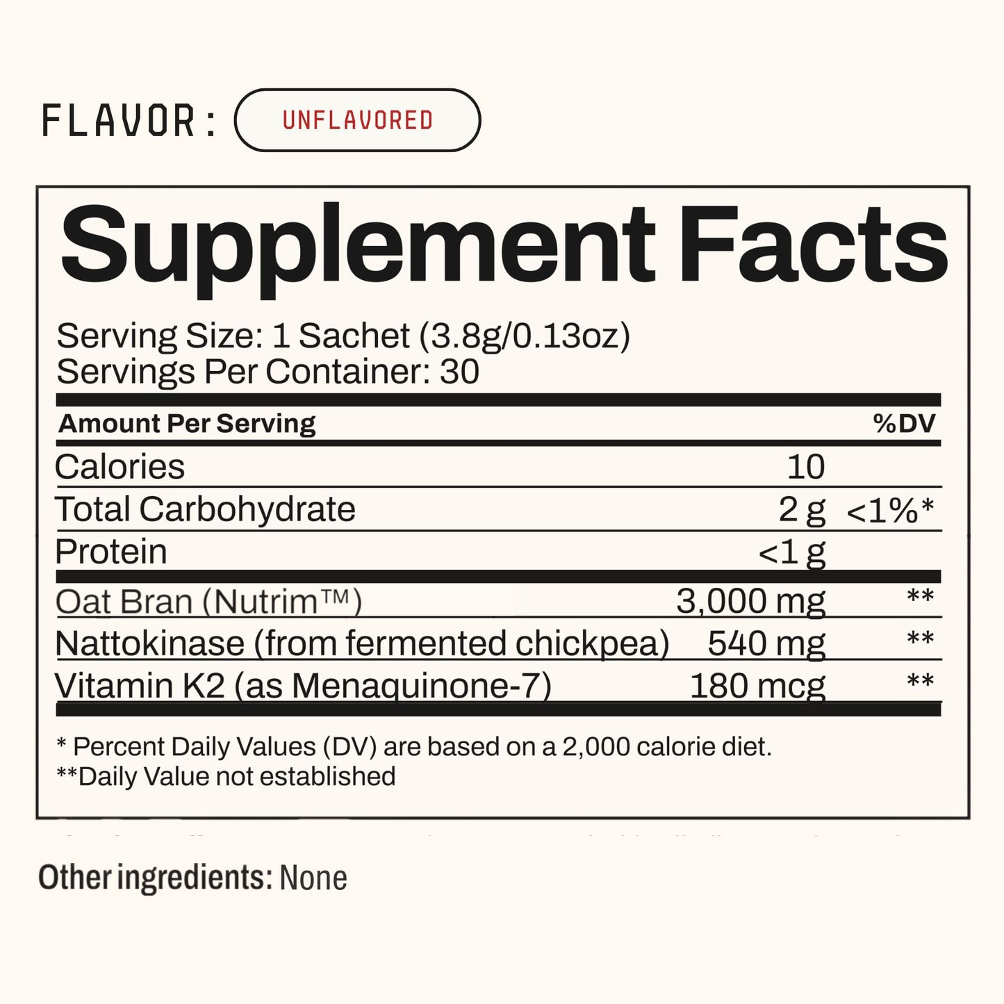 Toku Nattokinase 10,800 FU Supplement with Vitamin K2 MK7 & Oat Beta Glucan, Daily Circulation Support Powder, Plant-Based Drink Mix, Soy-Free, 30 Single-Serve Packets - Unflavored