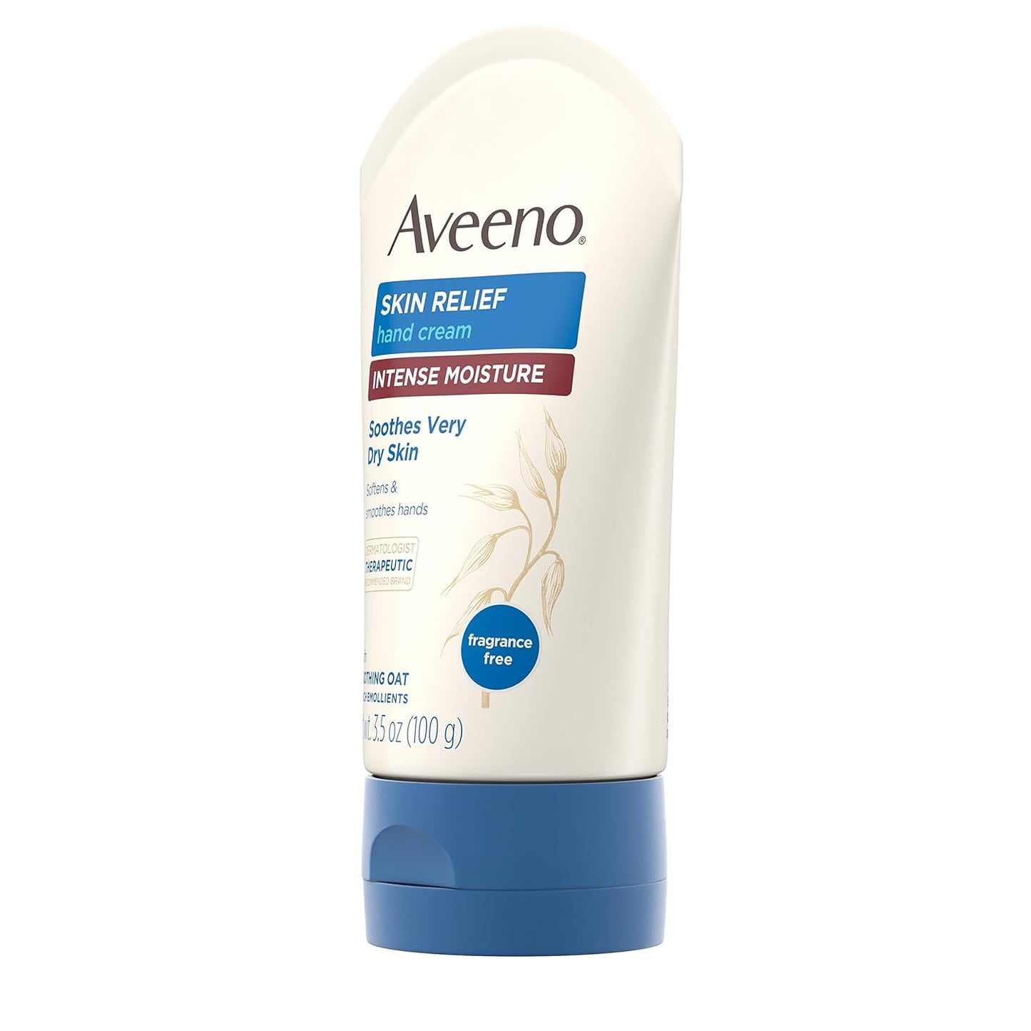 Aveeno Active Naturals Skin Relief Hand Cream, 3.5-Ounce Tubes (Pack of 3)