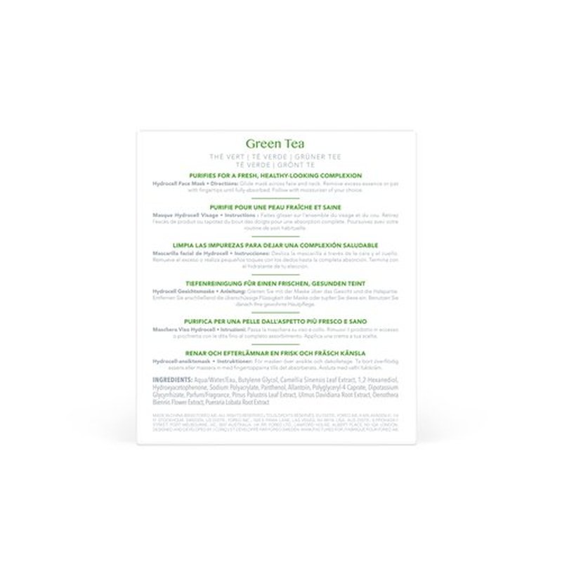 FOREO Green Tea UFO Activated Facial Mask for Blemish-Prone Oily Skin, 6 pack, Purifying, Antioxidant, Moisturizing, Green Tea & Ulmus Extract, Cruelty-Free, Clean Formula, Compatible with UFO 2 & UFO