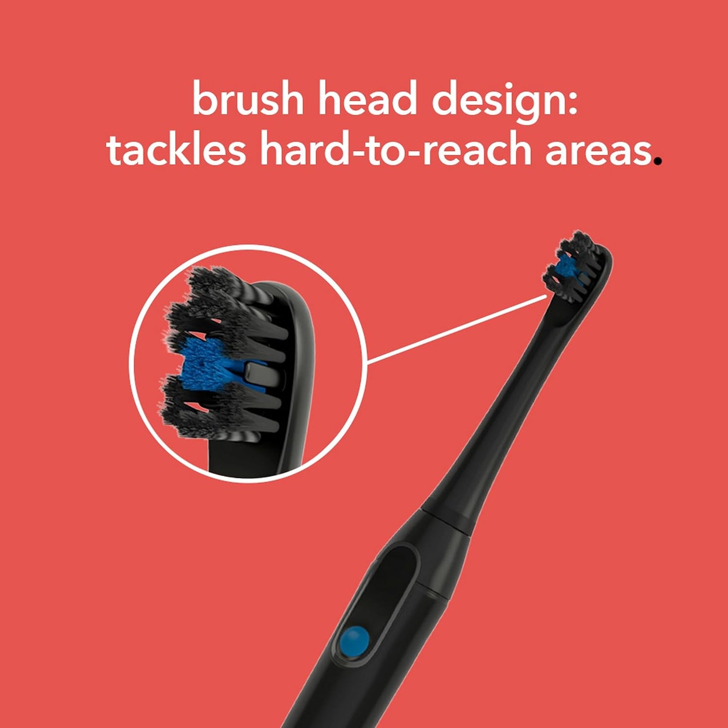Colgate Hum Connected Smart Battery Toothbrush Refill Head, Blue, 2 Pack