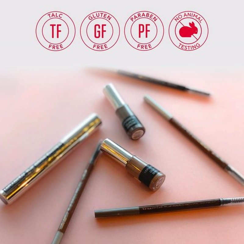 Mirabella Quick Brow Powder, Eyebrow Filler for Beautiful Brows with Skin-Conditioning and Nourishing Shea Butter, Long-Lasting and Buildable Eyebrow Powder Kit with Zero Fallout, Medium/Dark