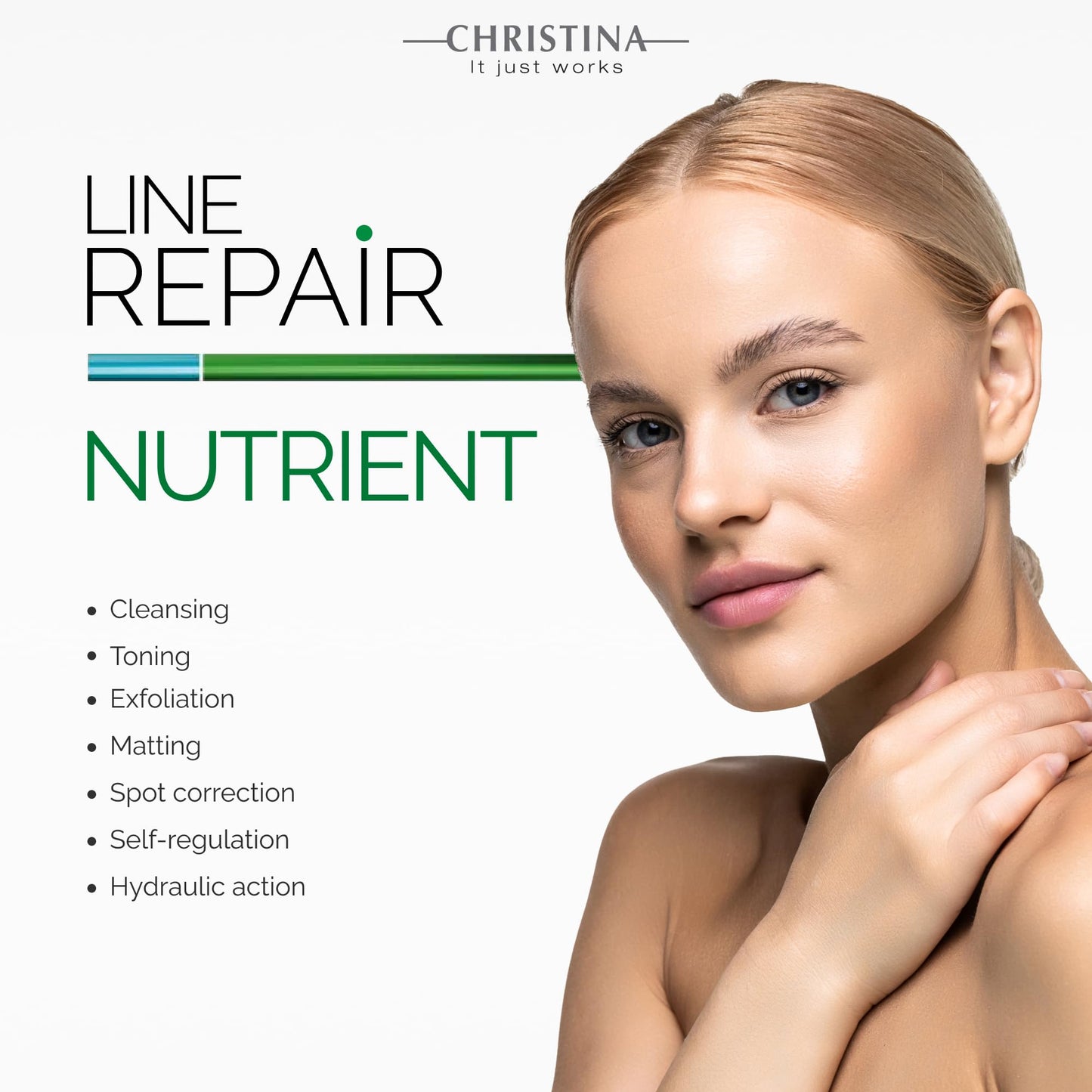 Christina Line Repair Nutrient Goji Berries Glycolic Acid Toner for Face | Regeneration, Skin Alignment Facial Toner | Suitable for Acne, Black Spots 300ml