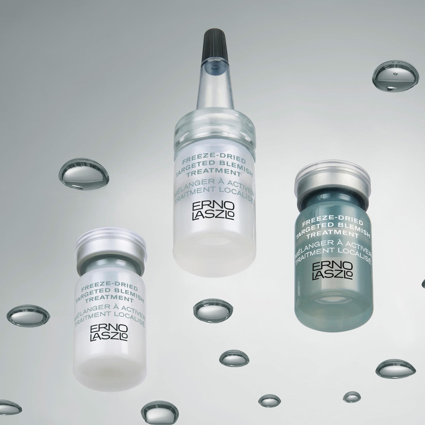 Erno Laszlo Freeze-Dried Targeted Blemish Treatment, Skin Care, Spot Treatment with Salicylic Acid & Hyaluronic Acid; Topical Serum, Blemish, and Tone Correction, 6-Piece Kit