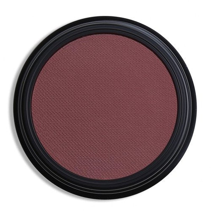 FIVEFULU Single Eggplant Purple Eyeshadow, Pressed Powder Matte Purple Eye Shadow Palette Make-up, Blendable Long Lasting High Pigment Purple Eye Makeup Halloween Purple Eye Paint & Face Body Paint