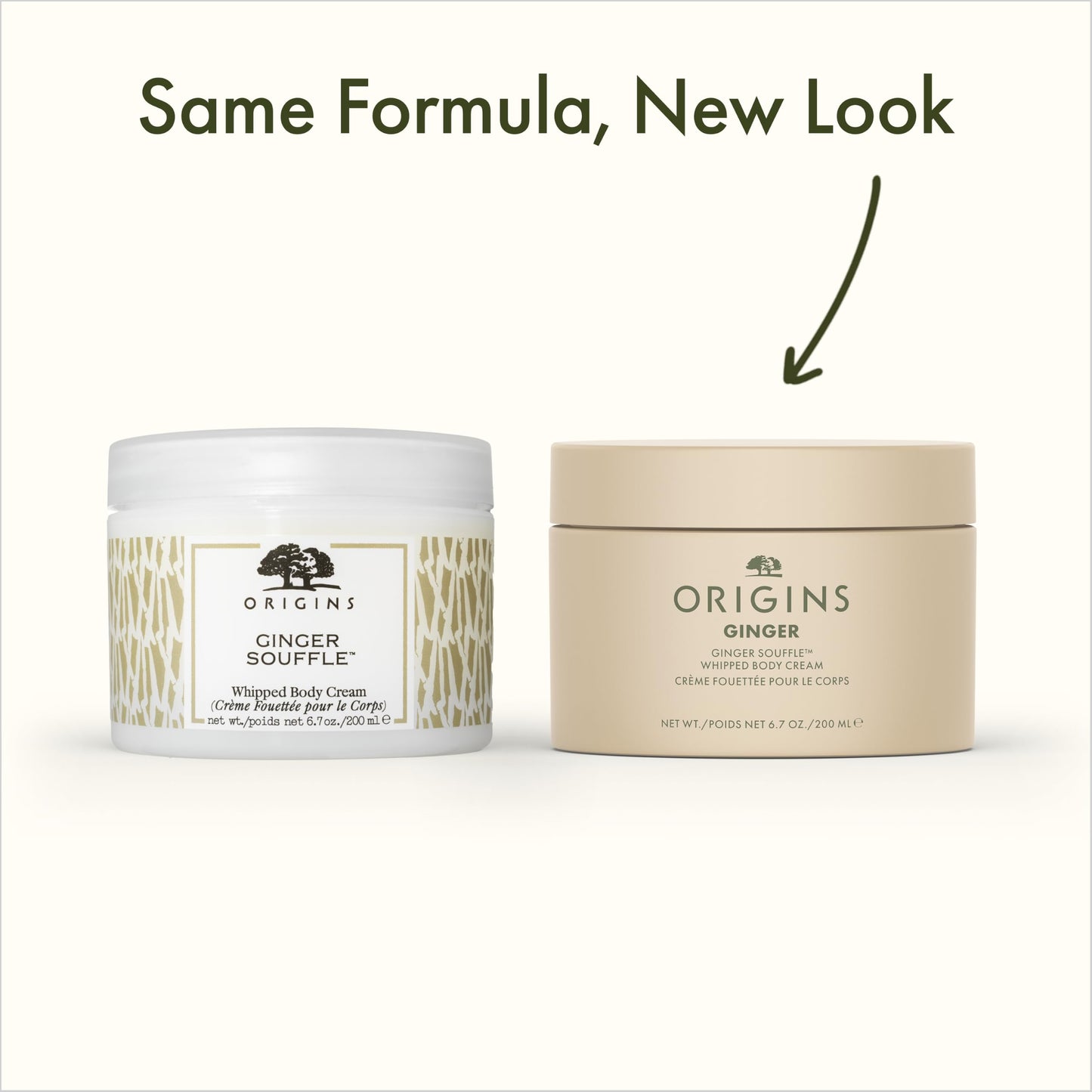 Origins Ginger Souffle Whipped Body Cream | Body Butter For Dry Skin | With Ginger, 6.7 Fl Oz
