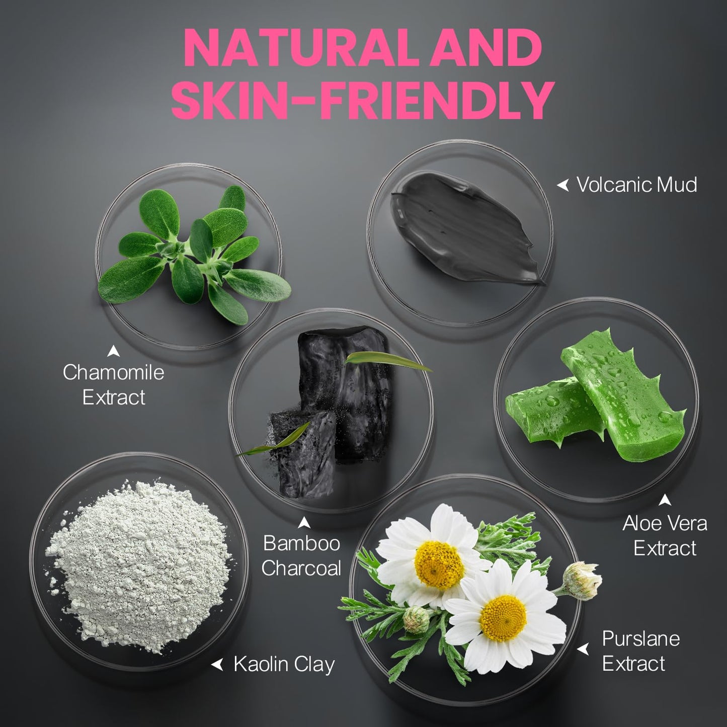 RIHAKO Valentine 's Day Gift Carbonated Bubble Clay Mask -Exfoliation Face Mask | Detoxing Clay Mask for Blackhead Removal,Dull Skin,Skincare Facial Mask for Controlling Oil and Refining Pores