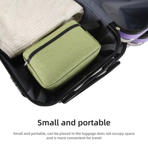 Icramsy Travel Toiletry bag Toiletry bag for women men Hanging toiletry bag Cosmetic bag Travel accessories for Women Men Girls (Grass green)