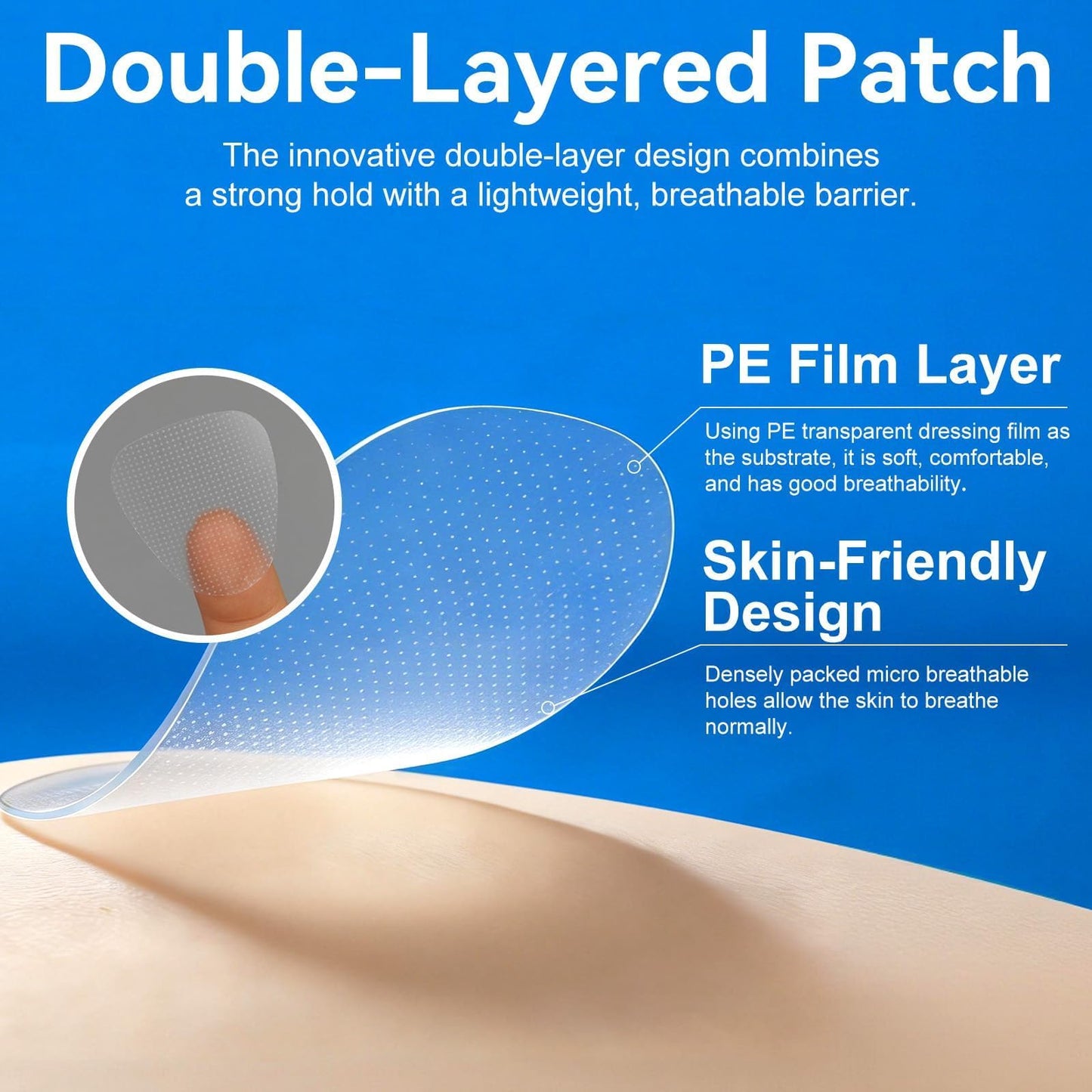 Forehead Wrinkle Patches, Anti-Wrinkle Face Triangle Patches 288 pcs*2 – Overnight Forehead & Expression Line Smoothing Patches – Frown, Smile & Marionette Lines – Reusable, Latex-Free & Skin Friendly