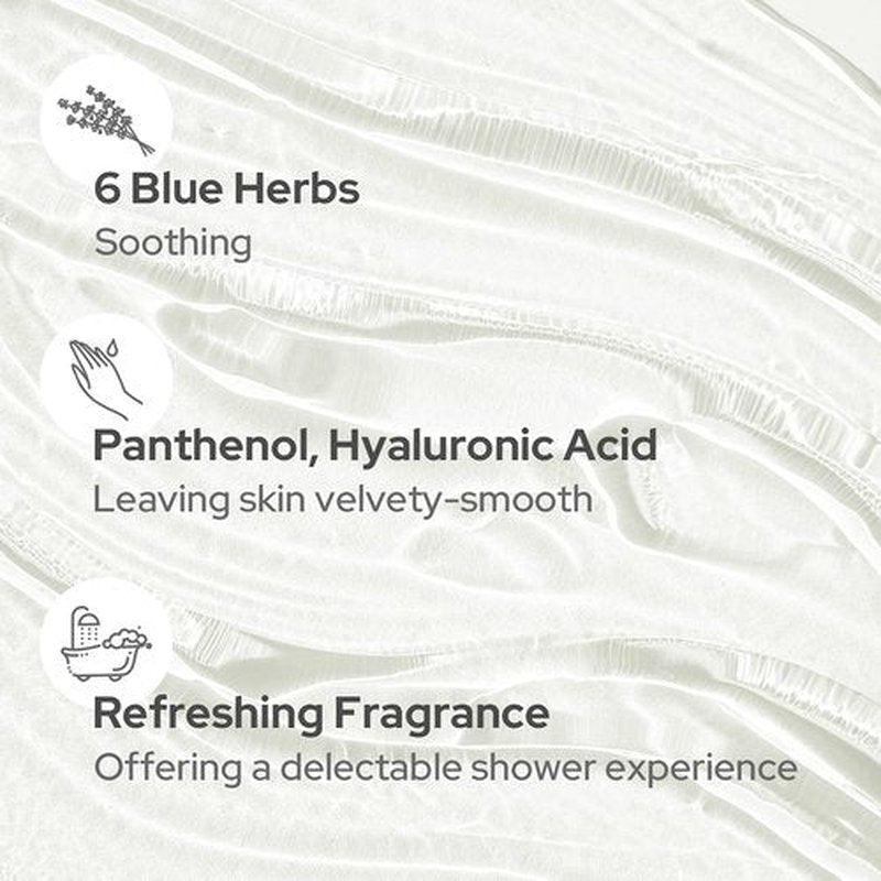 DUFT&DOFT Sophy Soapy Perfumed Body Wash with Coconut Oil - Deep Cleansing With Six Blue Herbs - Refreshing & Moisturizing Natural Ingredients - Paraben Free 17.6 fl oz
