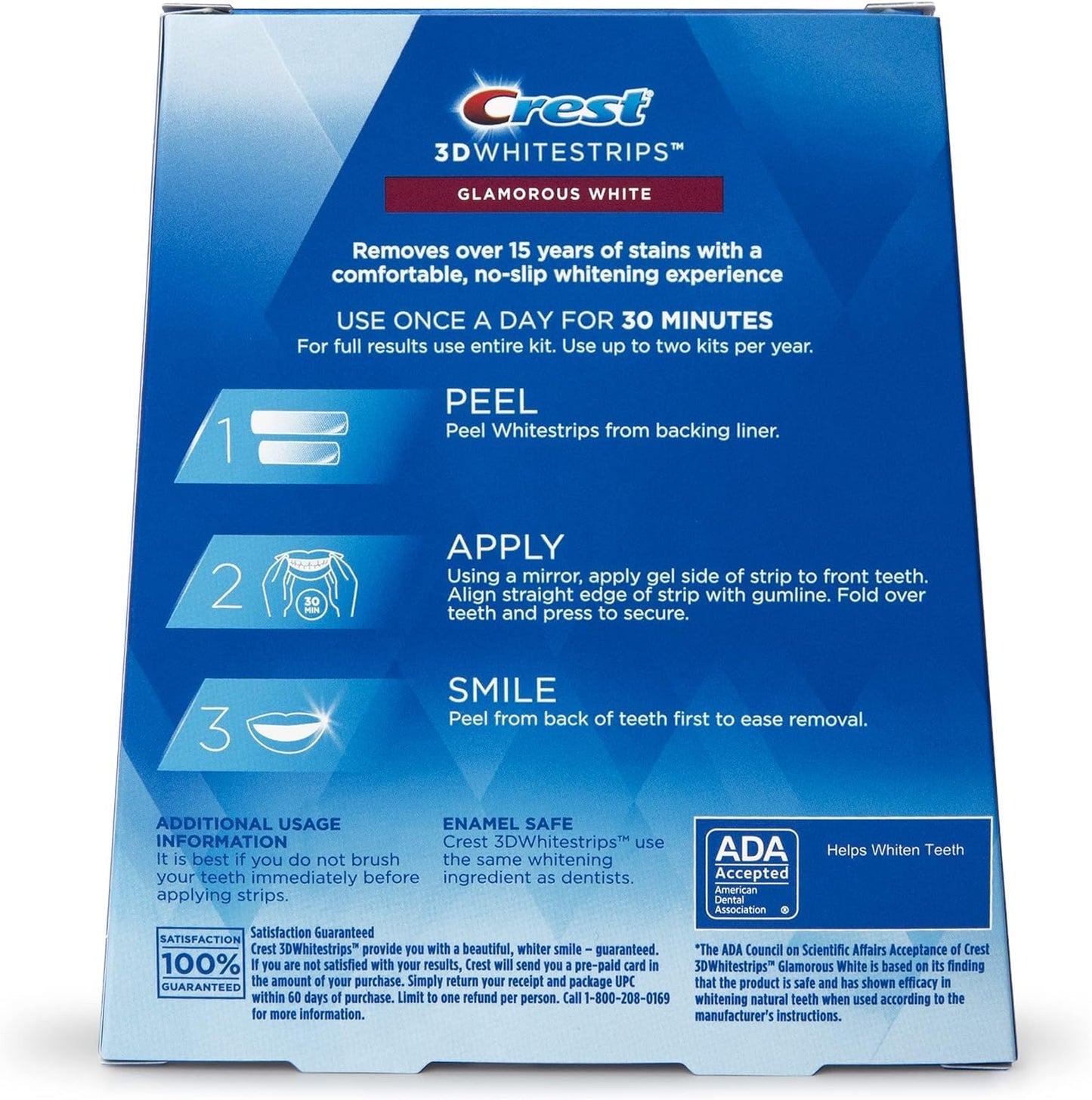 Crest 3D White Glamorous White Whitestrips - 28 Strips (Packaging May Vary)