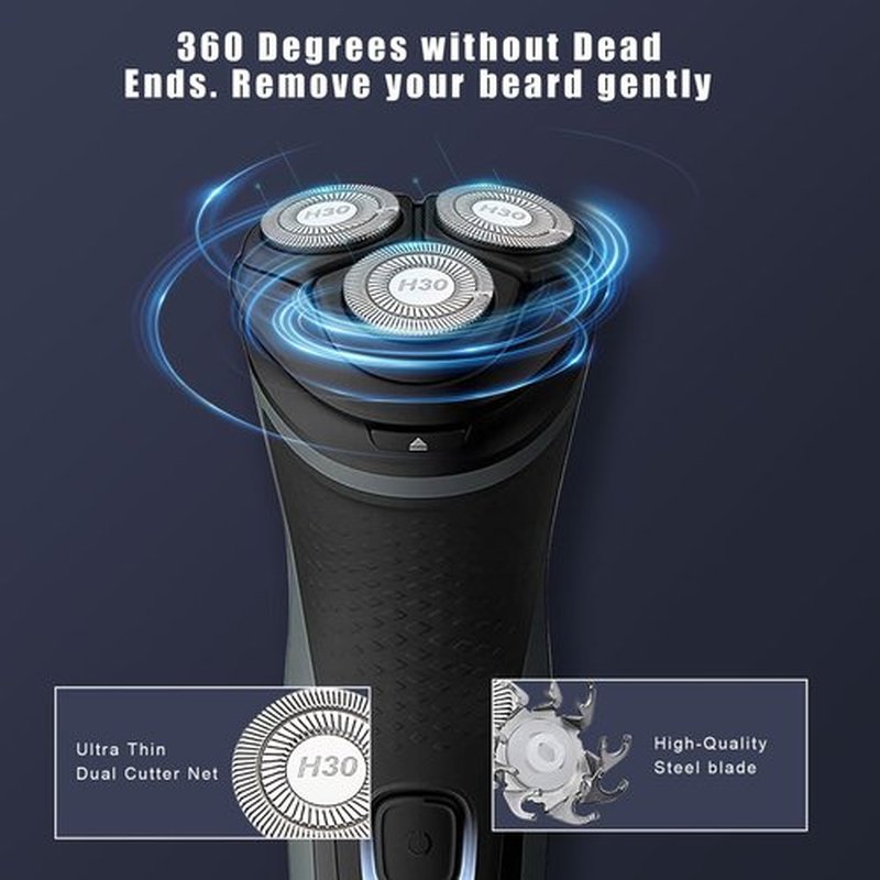 SH30 Replacement Heads Compatible with Philips Norelco Series 3000 3000, 2000, 1000 and S738 S738 Electric Shavers,Comfortable Shaving Heads 9 Pack