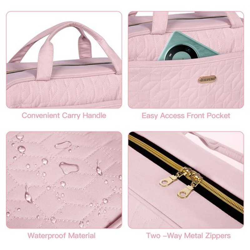 BALULHG Toiletry Bag for Women, Travel Toiletry Bag with Hanging Hook Makeup Organizer, Waterproof Large Capacity Travel Bag for Accessories, Shampoo, Full Sized Container, Toiletries,Pink
