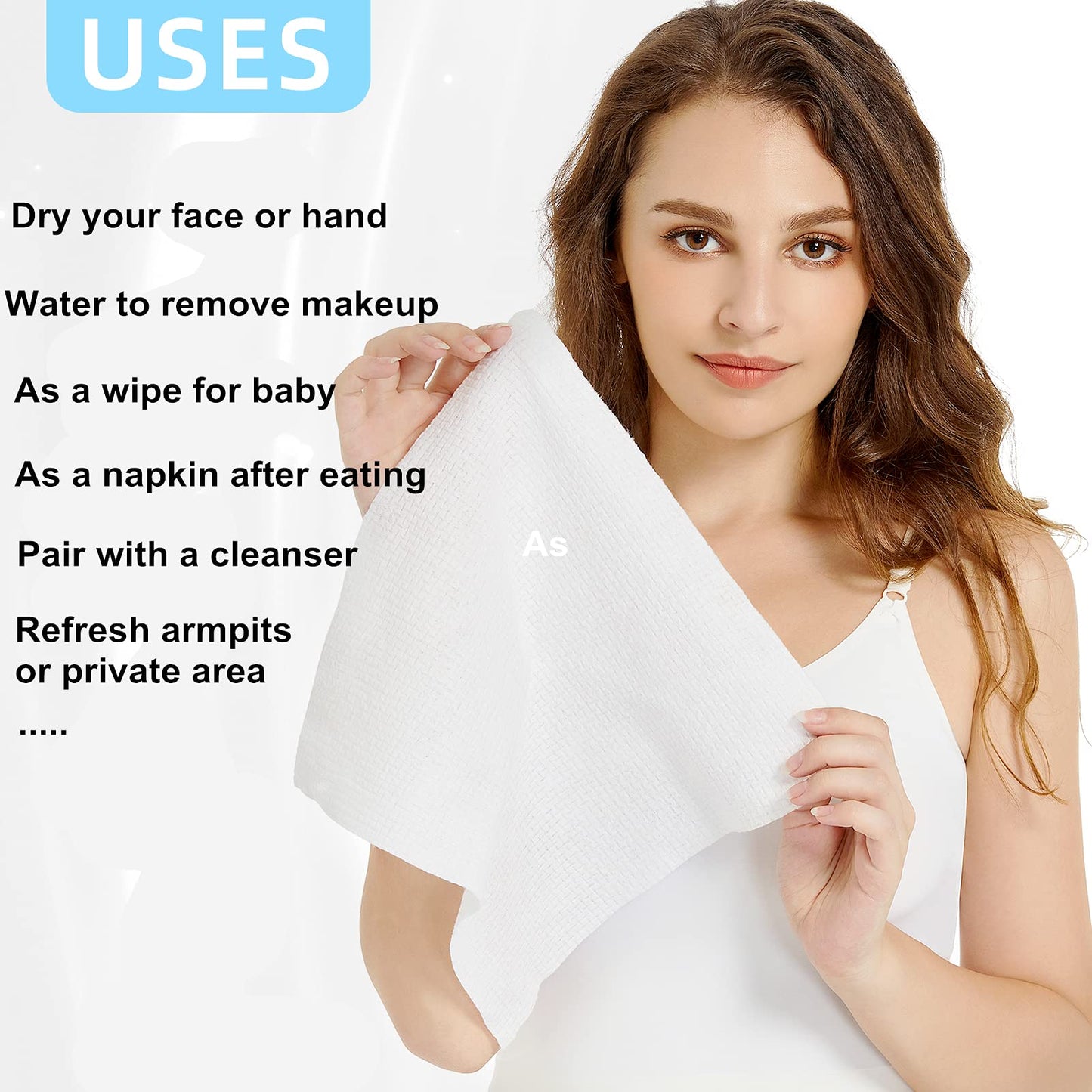 Atitifope Disposable Face Towels,50 Counts/Box
