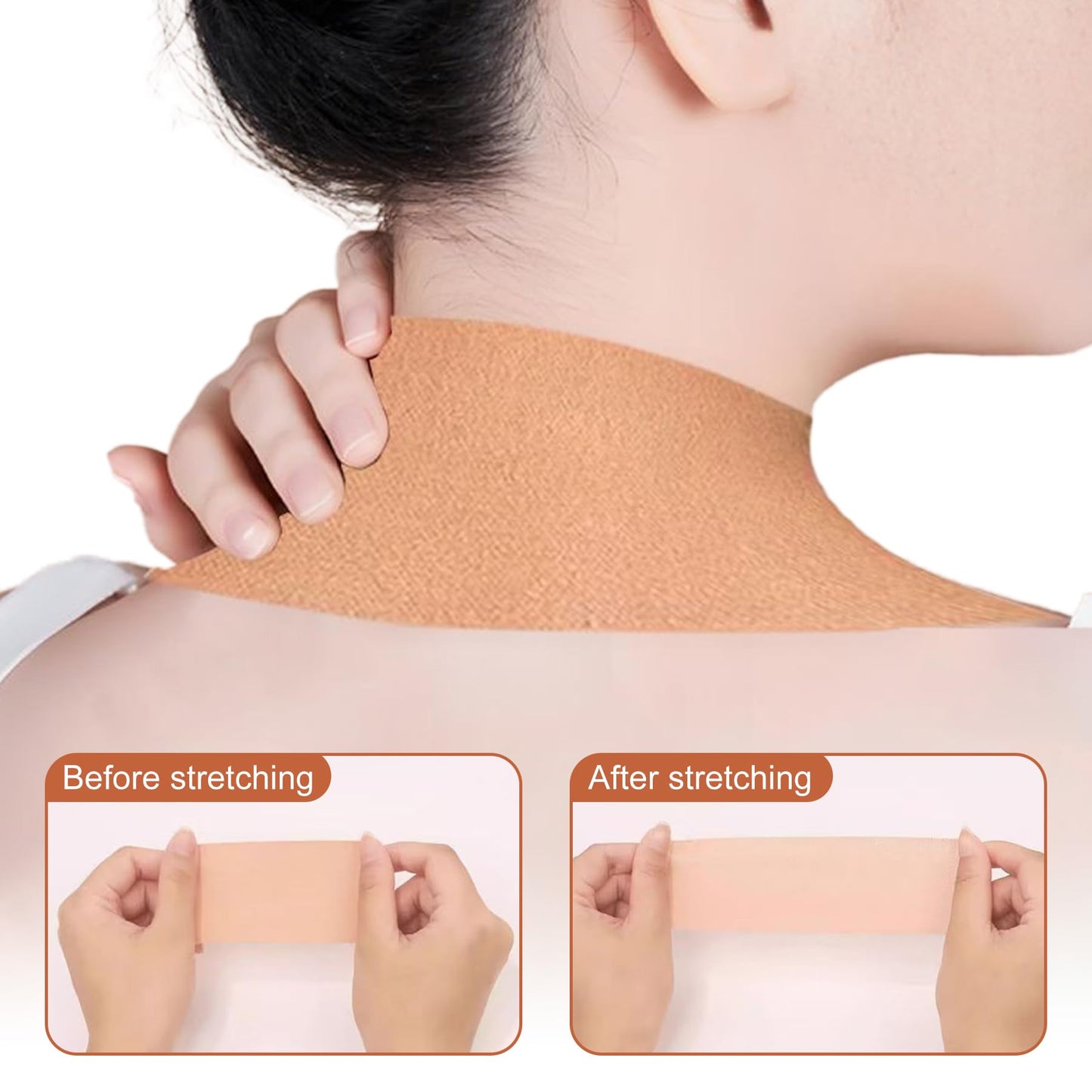 Face Lift Tapes Neck Sunblock Patche, Neck Lift Tapes Neck Sunscreen Tape Excellent Pyhsical Sunblock Protection Effect, Neck Stickers Sunscreen Tapes