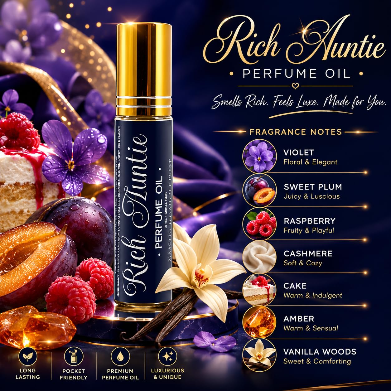 Pleasant Villain Rich Auntie Perfume Oil