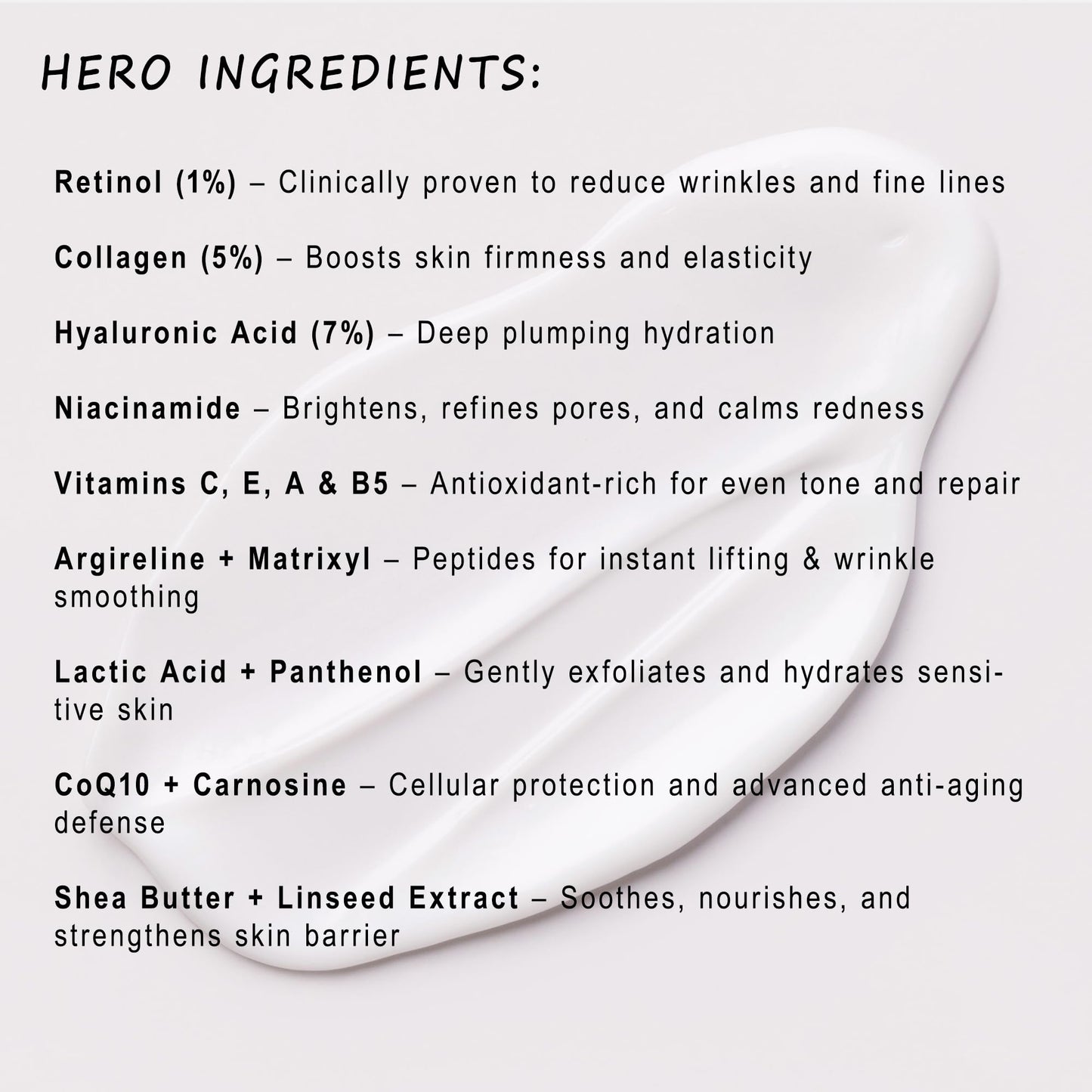 ELEONORE Instant Face Lift Cream, Face Moisturizer, Lotion for Extremely Dry Skin - Face Moisturizer For Aging Skin, Mens face lotion, Clinically Tested. 1.7 Oz