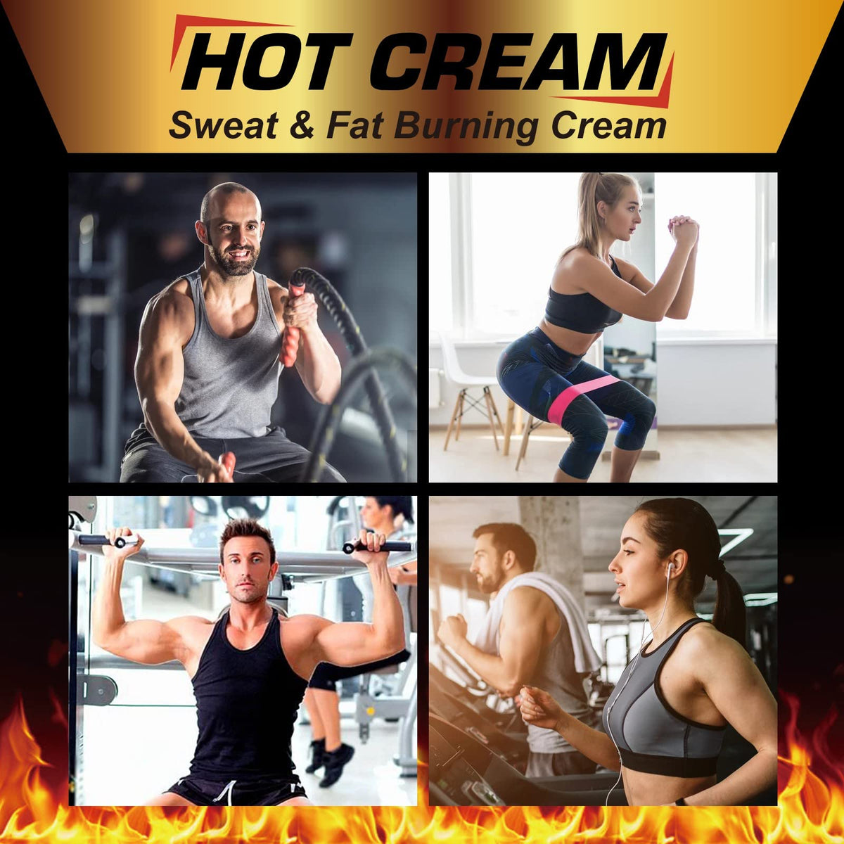 LTQXGT Sweat Cream for Belly Fat Burner for Women 2Pack – Hot Sweat Cream Workout Enhancer with Natural Ingredients – Cellulite & Fat Burning Cream for Thighs, Arms -Workout for Women & Men