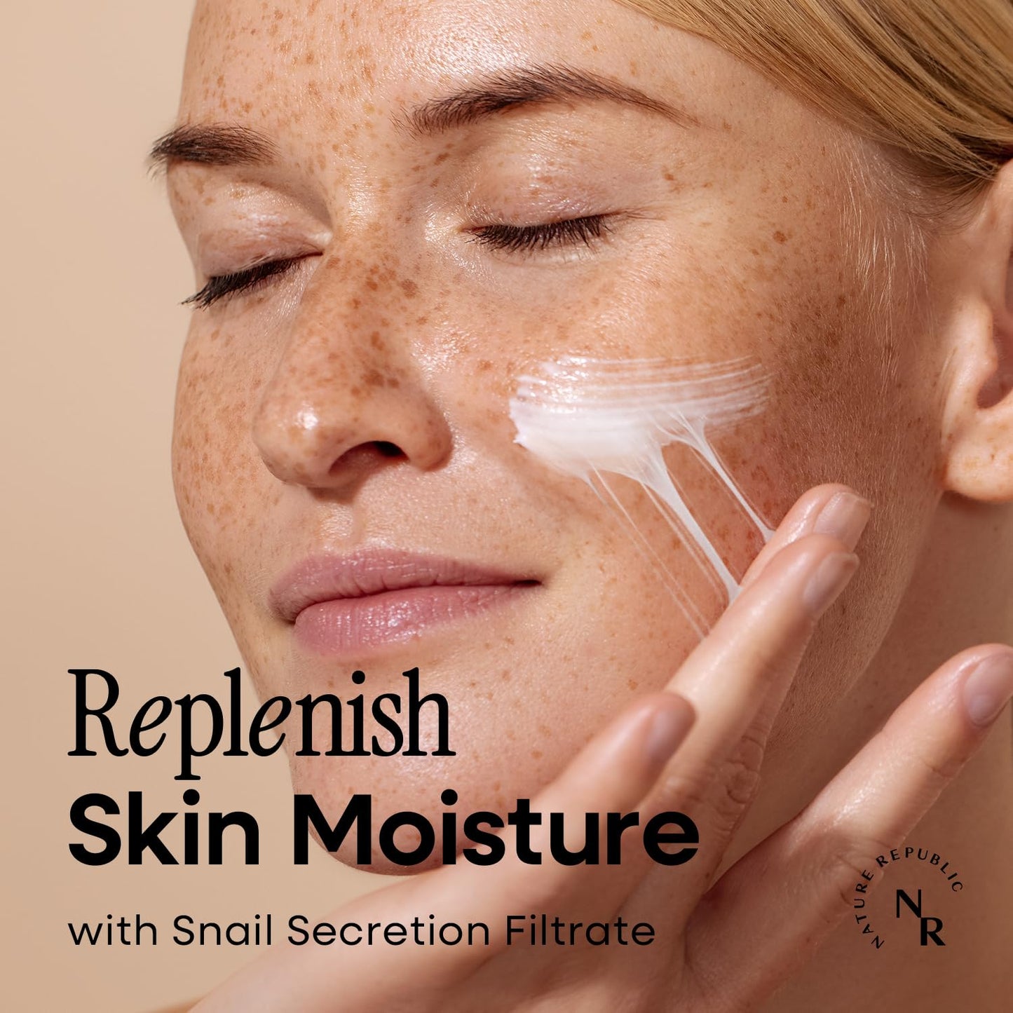 Nature Republic Snail Mucin Cream – Hydrating Korean Moisturizer for Repair & Glow, K-Beauty Skincare, Anti-Aging Facial Cream, 52mL / 1.75 Fl.Oz