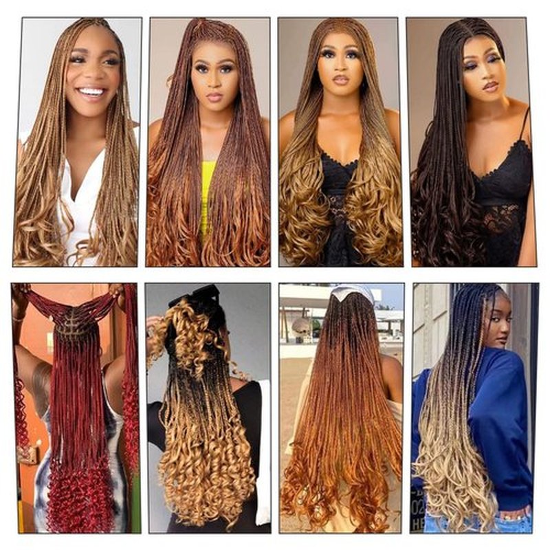 6 Packs French Curls Braiding Hair 24 Inch Loose Wave Bouncy Braiding Hair Pre Stretched Braiding Hair With Curly Ends 100g/pack Yaki Curly Braiding Hair for Black Women Hair Extensions (Tbug)