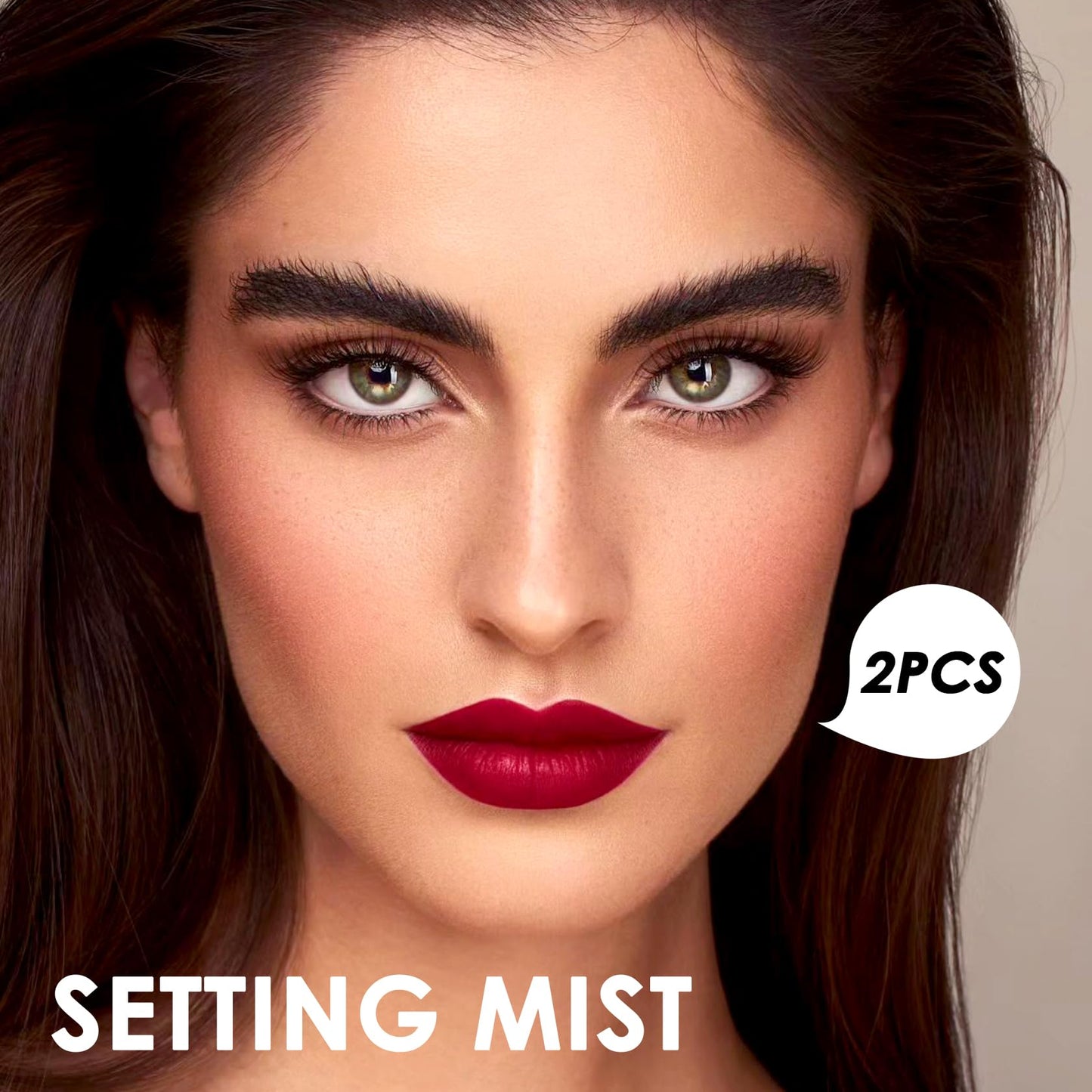2PCS Makeup Setting Spray Set for Face, Weightless Long Lasting Waterproof Fixing Makeup Setting Face Spray, Smudge-proof, Hydrating & Refreshing Setting Spray Makeup for All Skin Type（J)