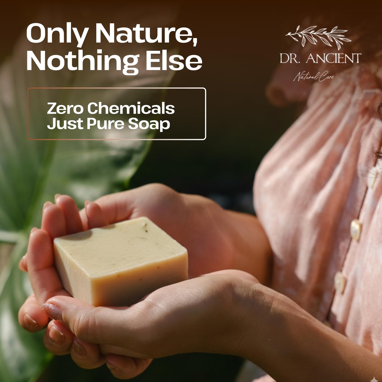 Dr.Ancient Aleppo Laurel Soap Bar, Organic Soap Bars Handcrafted the Traditional Way, Natural Chemical-Free, Vegan, Used for Face Wash, Body Wash, Hand Cleansing and Daily Skin Care, Gentle Cleanser