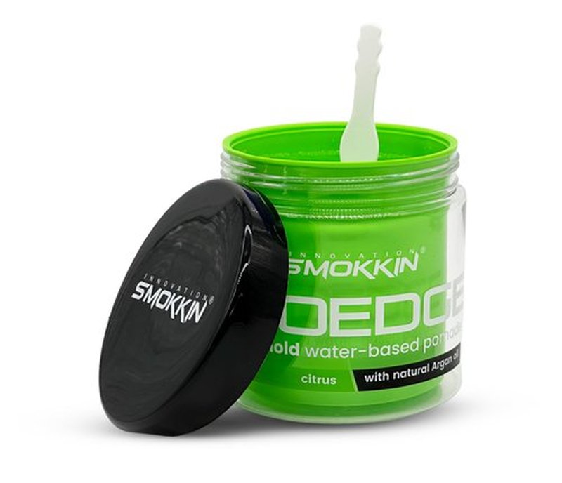 INNOVATION SMOKKIN Pro Edge Hair Styling Gel - Type Free Alcohol Free, Stylish Hair Gel with Strong Water Based Pomade (Citrus 16 Fl oz)