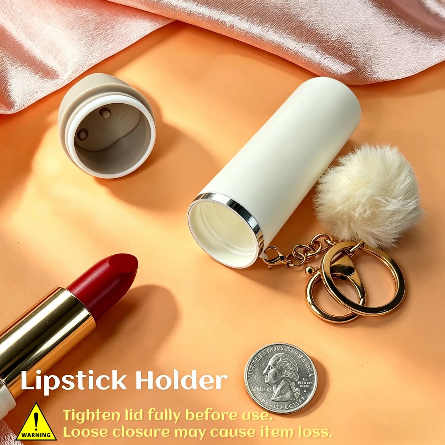 Pyotivol Mini Owala Water Bottle Keychain,Cute Chapstick Holder Key Chain Charms Backpack for Women Man Girls