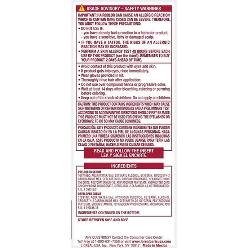 L'Oreal Paris Excellence Creme Triple Protection Hair Color, Dark Chocolate Brown [G15] 1 ea