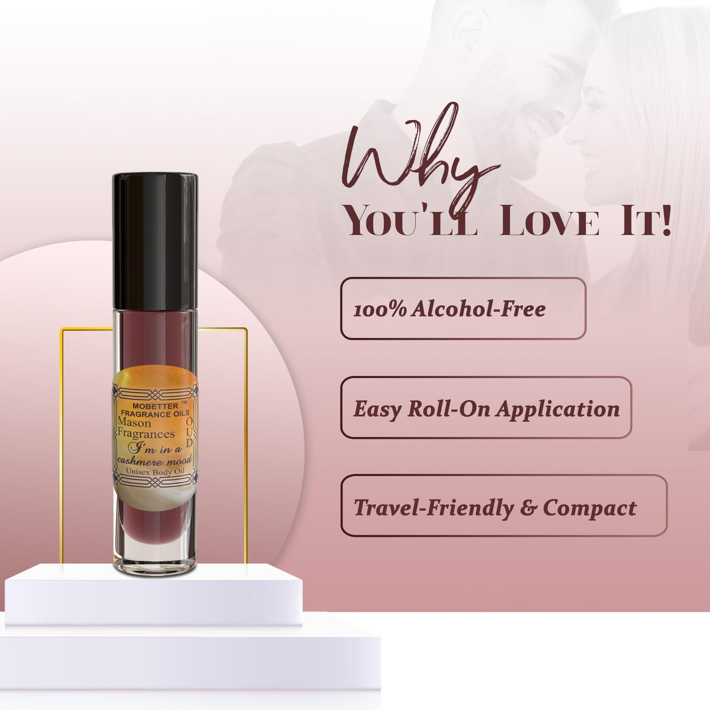 MOBETTER FRAGRANCE OILS Mason Fragrances Oud I'm in a Cashmere Mood Unisex Body Oil