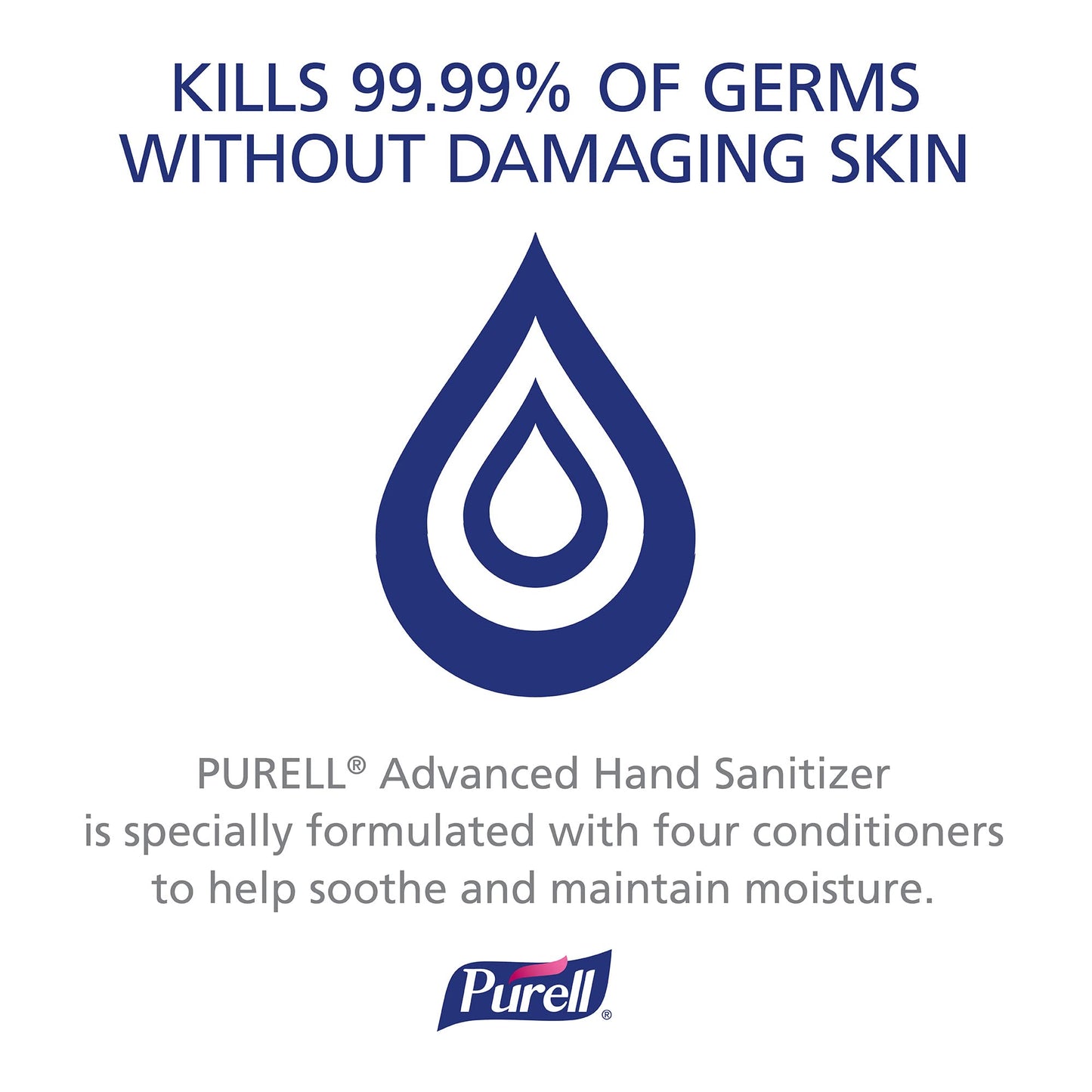 PURELL Advanced Hand Sanitizer Refreshing Gel, Clean Scent, 1 Liter Pump Bottle (Pack of 1) - 9632-04-CMR