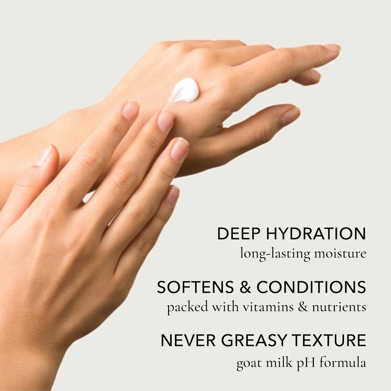 Dionis Goat Milk Hand Cream – Moisturizing Lotion for Dry Skin, Safe for Sensitive Skin - Unscented 1 oz (Pack of 6)