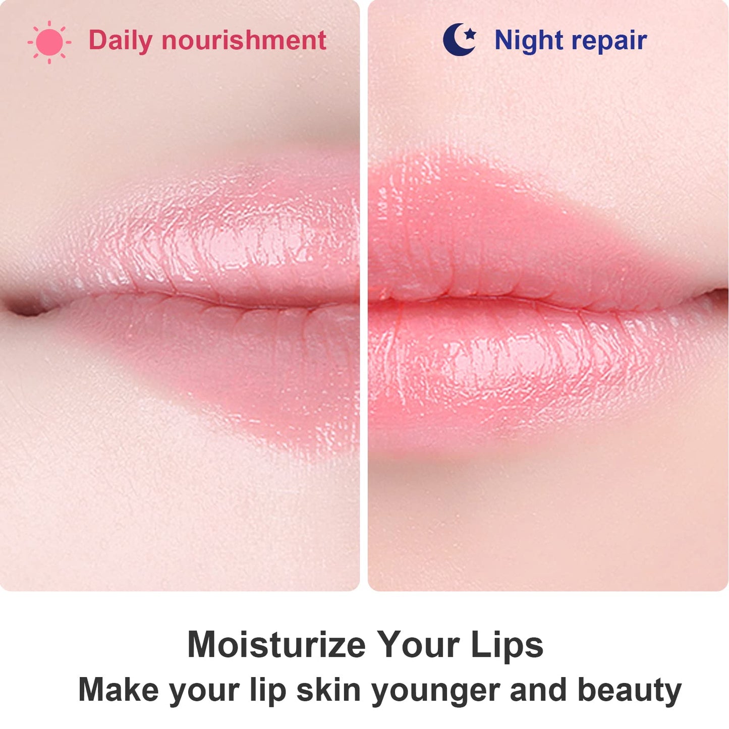 Permotary 30 PCS Collagen Lip Mask Crystal Mouth Care Gel Pads for Moisturizing & Reducing Chapped, Smoothing Fine Lines-Lip Patches for Firms & Hydrate and Plump