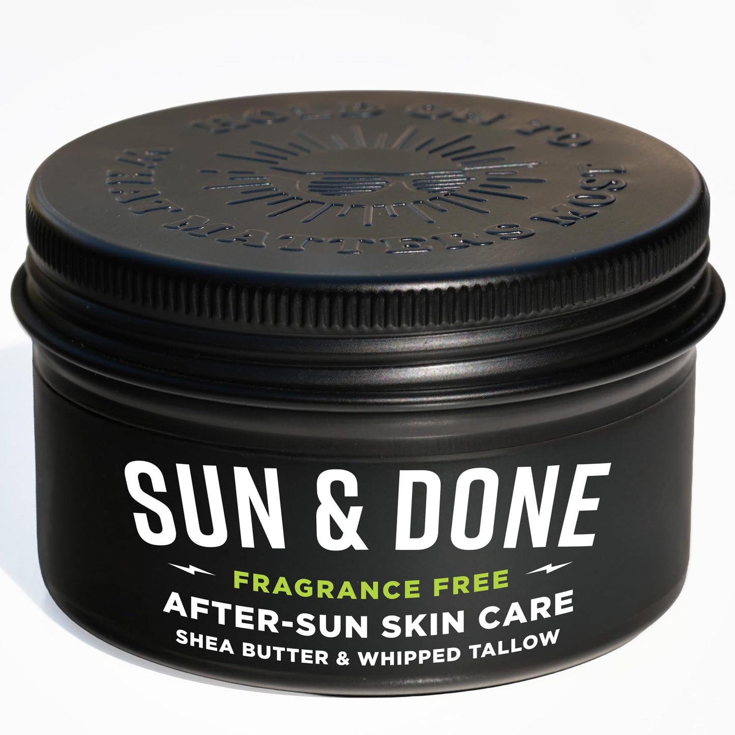 Pilotfish After Sun Body Butter Moisturizing Cream - Shea Butter & Whipped Tallow, Simple Ingredients, After Sun Lotion, Body Lotion, Fragrence Free, After Sun Care, After Sun Skin Care, 3.8oz