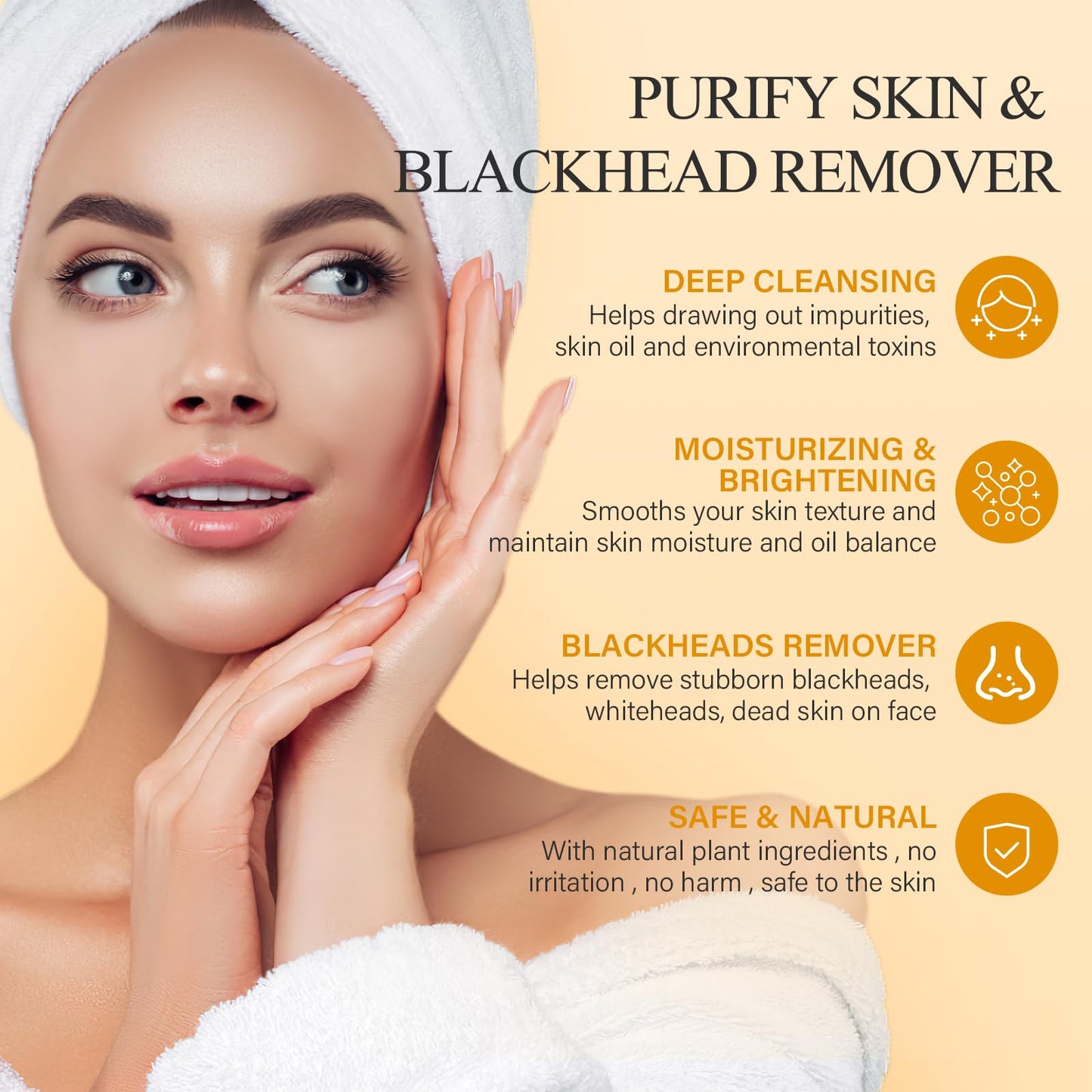 SHVYOG Calendula Peel Off Face Mask, Peel Off Mask with Vitamin C Serum & Brush (100g+30ml)