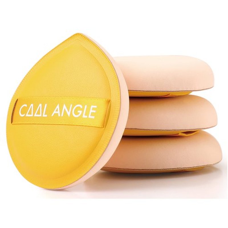 COOL-ANGLE 4Pcs X-Large Makeup Sponge Puff Set For Foundation Concealer & Powder, Latex Free Blender Sponges Puff For Natural And Easy Makeup, Soft Long-lasting And Beginner-friendly
