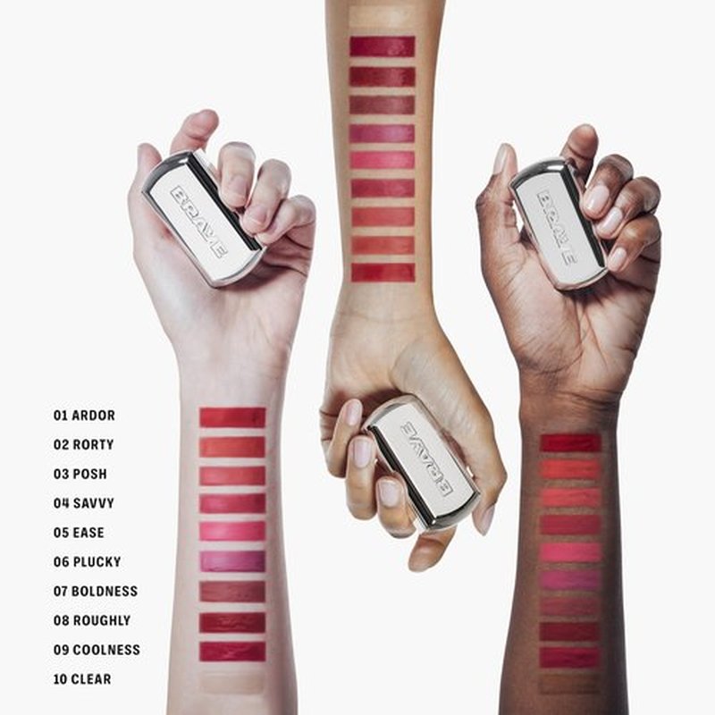 BRAYE Lipsleek Lip Balm, Monochromatic Cream Blush 2-in-1 Face Makeup, Hydrating & Mood Buildable, Vegan + Cruelty-Free Glow for Cheeks l 06 Plucky